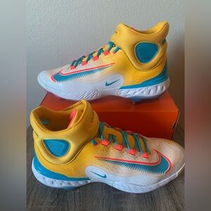 Nike x RBI Exclusive Alpha Huarache Elite 3 Baseball Cleats FZ7344-700 -Size 13